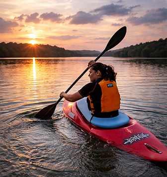 Kayaking @ Ananthagiri Hills
